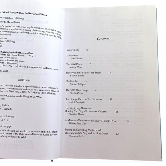 William Faulkner Review Hardcover Book Lot of 2 Mississippi American Literature - Picture 11 of 13